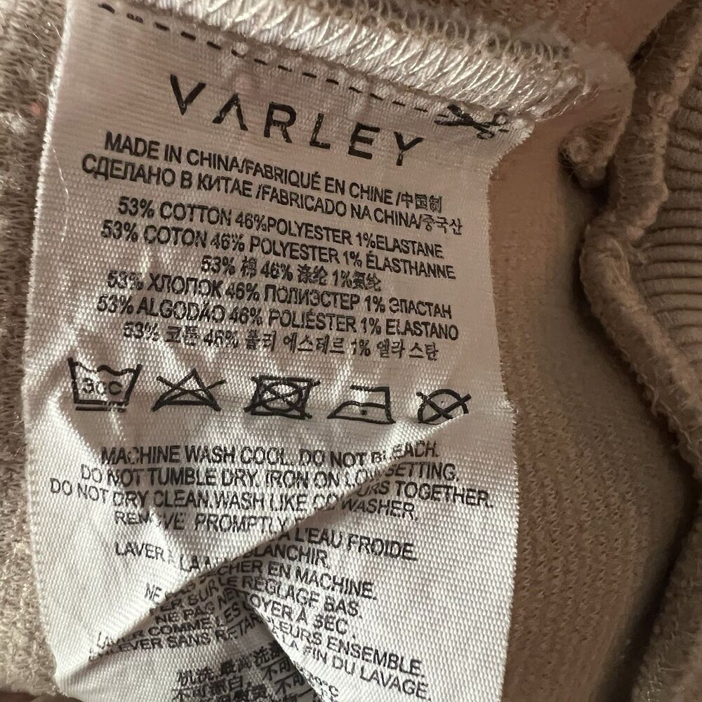 Varley  Vine Women’s 1/2 Zip Sweater Large Athleisure Ribbed - Picture 7 of 8